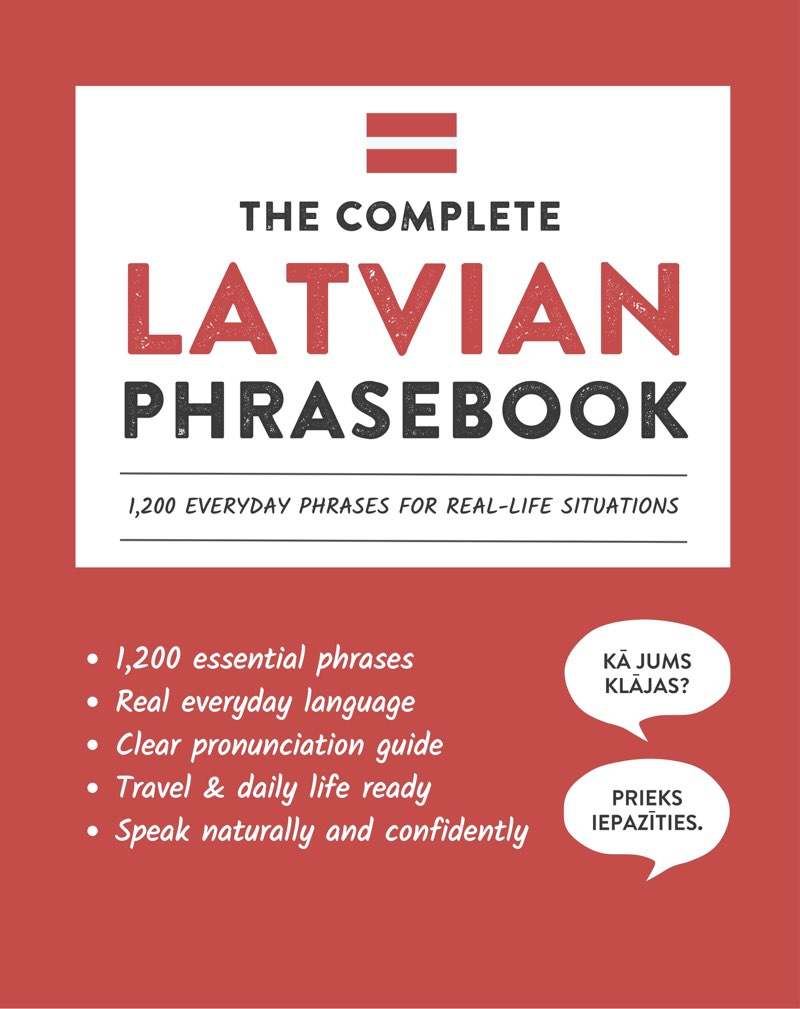 Cover of The Complete Latvian Phrasebook