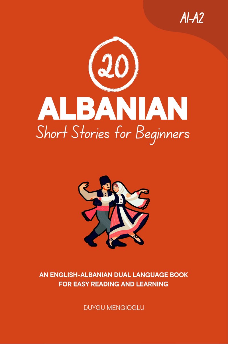 Cover of 20 Albanian Short Stories for Beginners