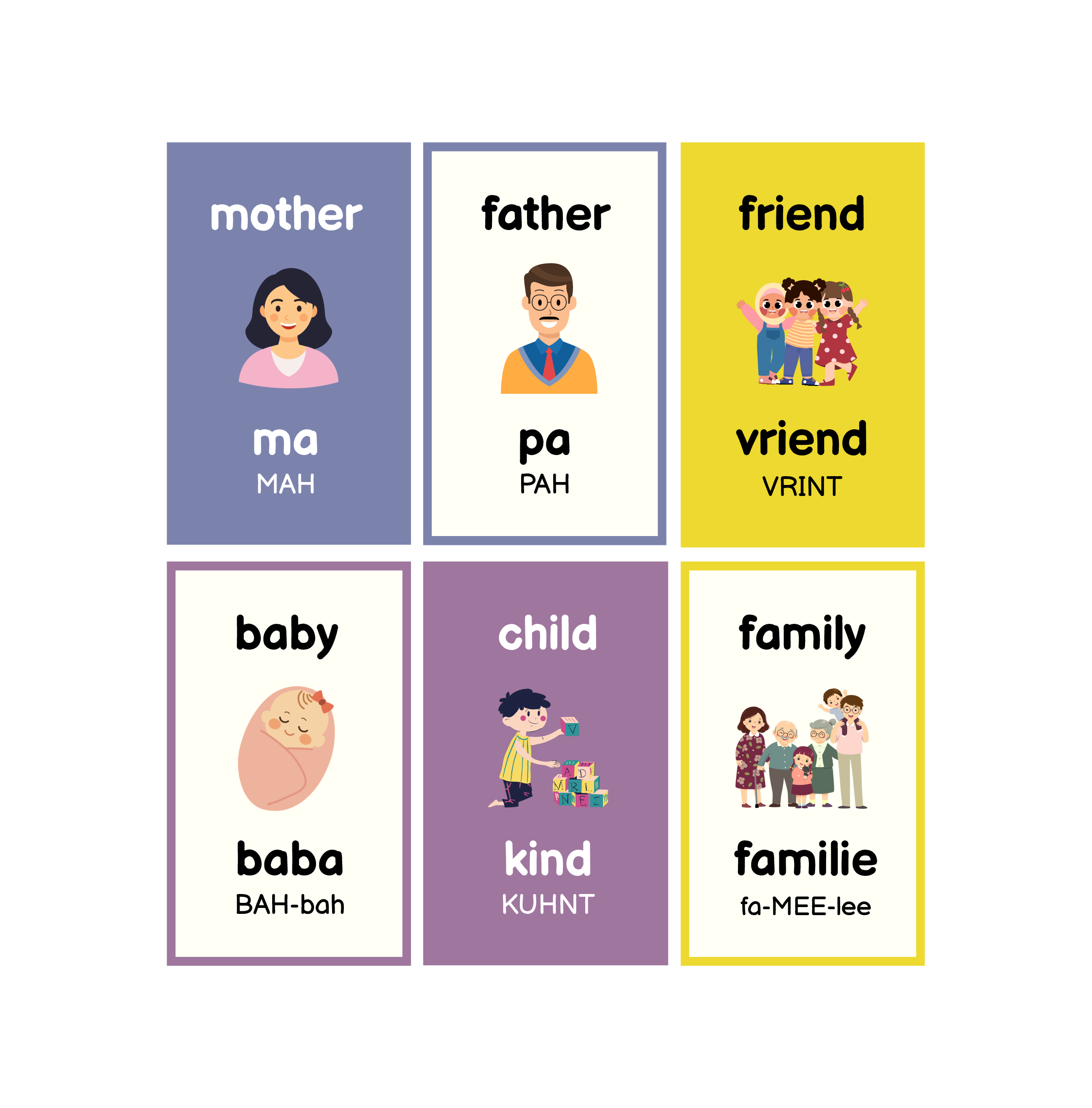 First 100 Words in Afrikaans — selected interior PDF page 18